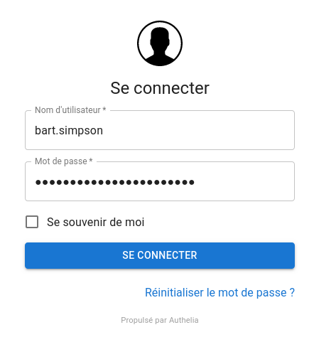 Authentification Authelia