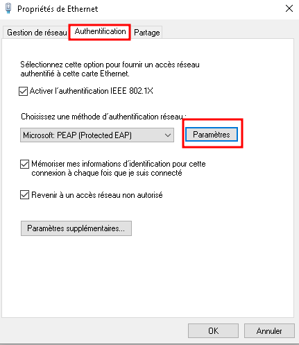 Config Windows 802.1X