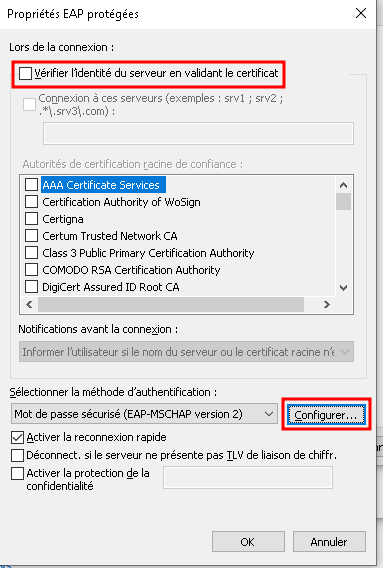 Config Windows 802.1X