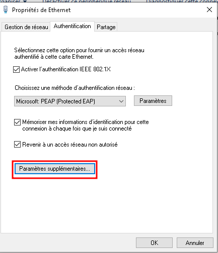 Config Windows 802.1X