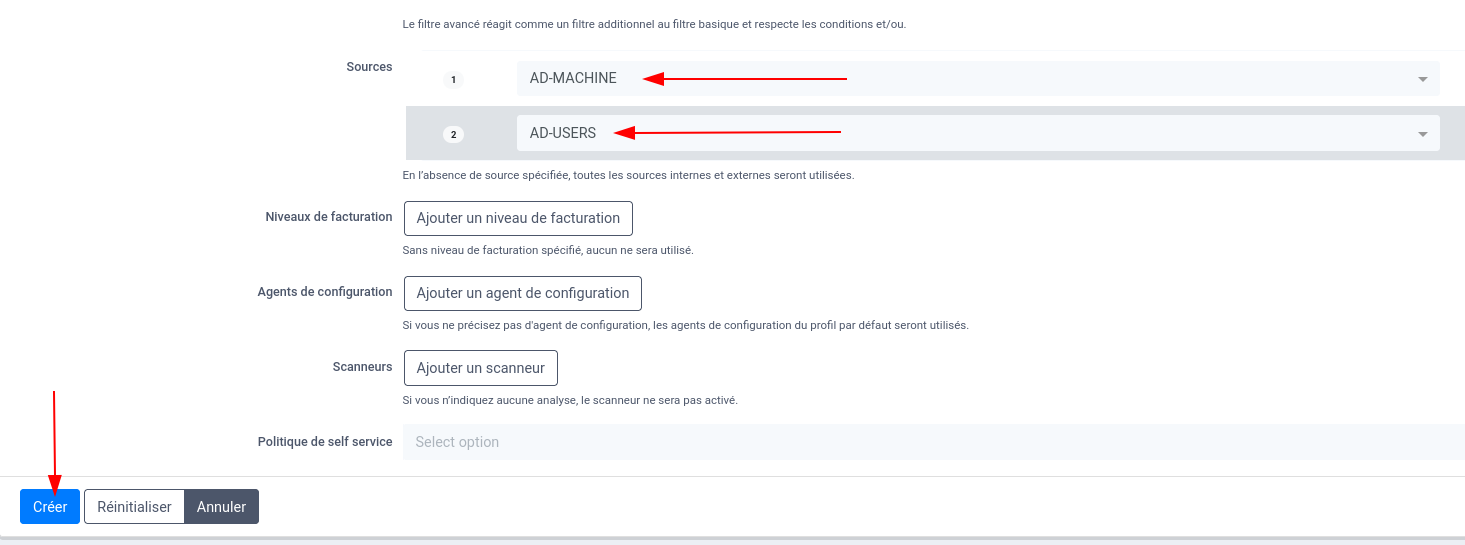 Profil de connxion