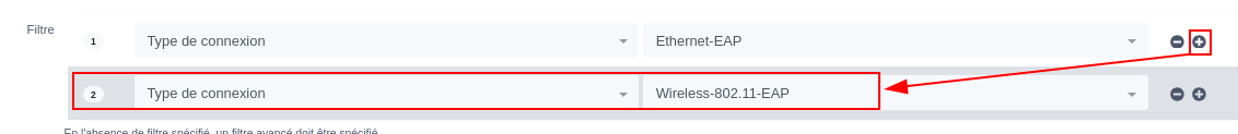Profil de connexion WiFi