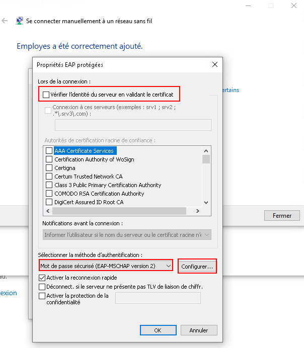 Config WiFi PC